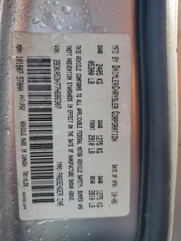 2007 Dodge Charger R/T VIN: 2B3KA53H77H686307 Lot: 56836674