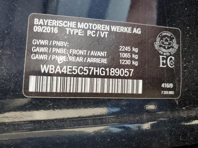 VIN WBA4E5C57HG189057 2017 BMW 4 Series, 440XI Gran... no.12