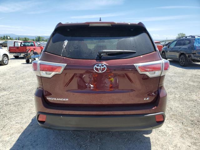 2015 Toyota Highlander Le VIN: 5TDZKRFH8FS064358 Lot: 56347704