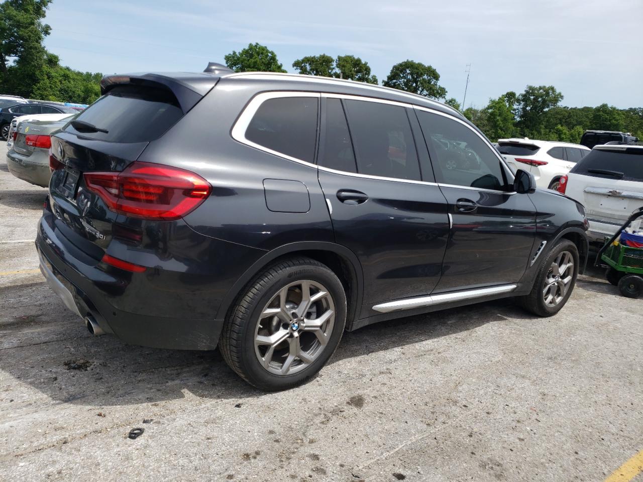 2021 BMW X3 Sdrive30I vin: 5UXTY3C01M9F70546