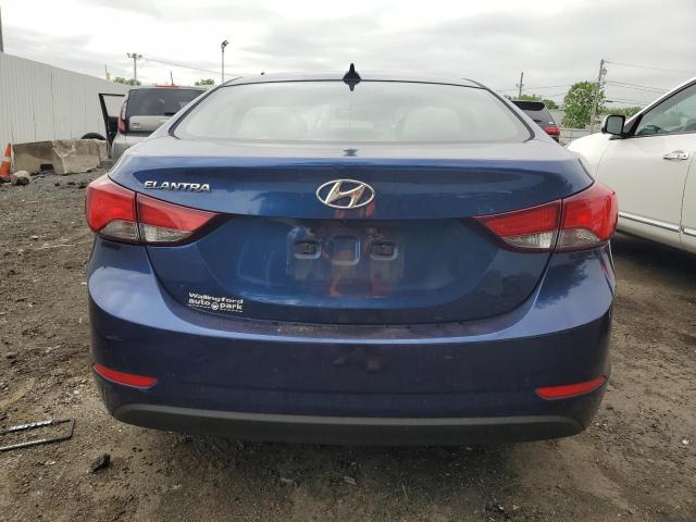 2016 Hyundai Elantra Se VIN: 5NPDH4AE4GH653911 Lot: 55731264