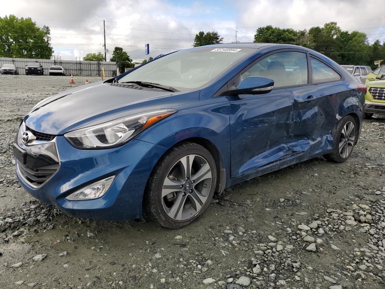 KMHDH6AH3EU029182 2014 Hyundai Elantra Coupe Gs