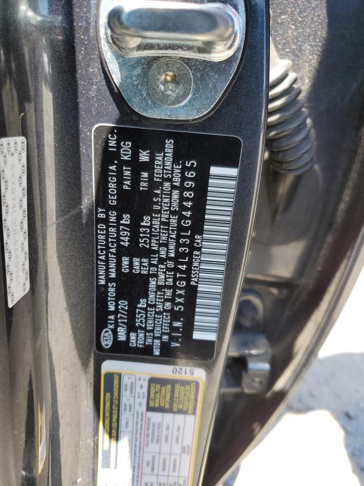 5XXGT4L33LG448965 2020 Kia Optima Lx