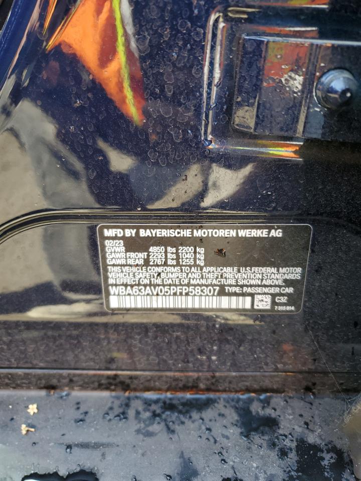 WBA63AV05PFP58307 2023 BMW 430I Gran Coupe