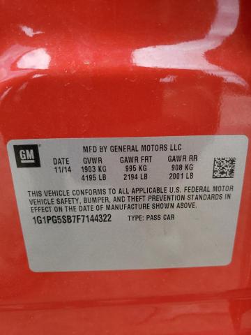 2015 CHEVROLET CRUZE LTZ - 1G1PG5SB7F7144322