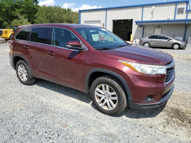 2015 Toyota Highlander Le VIN: 5TDZKRFH2FS099204 Lot: 54666734