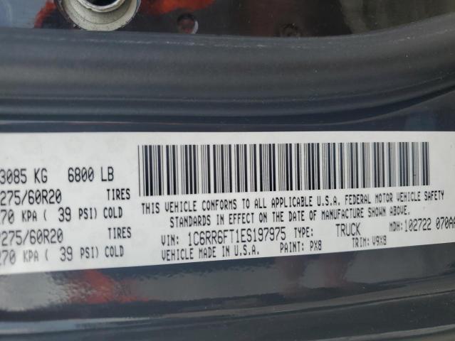 2014 Ram 1500 St VIN: 1C6RR6FT1ES197975 Lot: 52846124