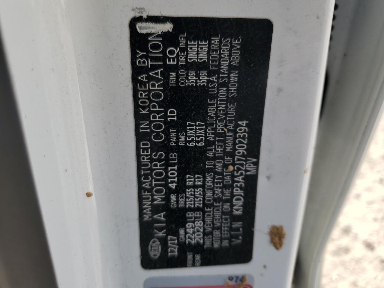 KNDJP3A52J7902394 2018 Kia Soul +