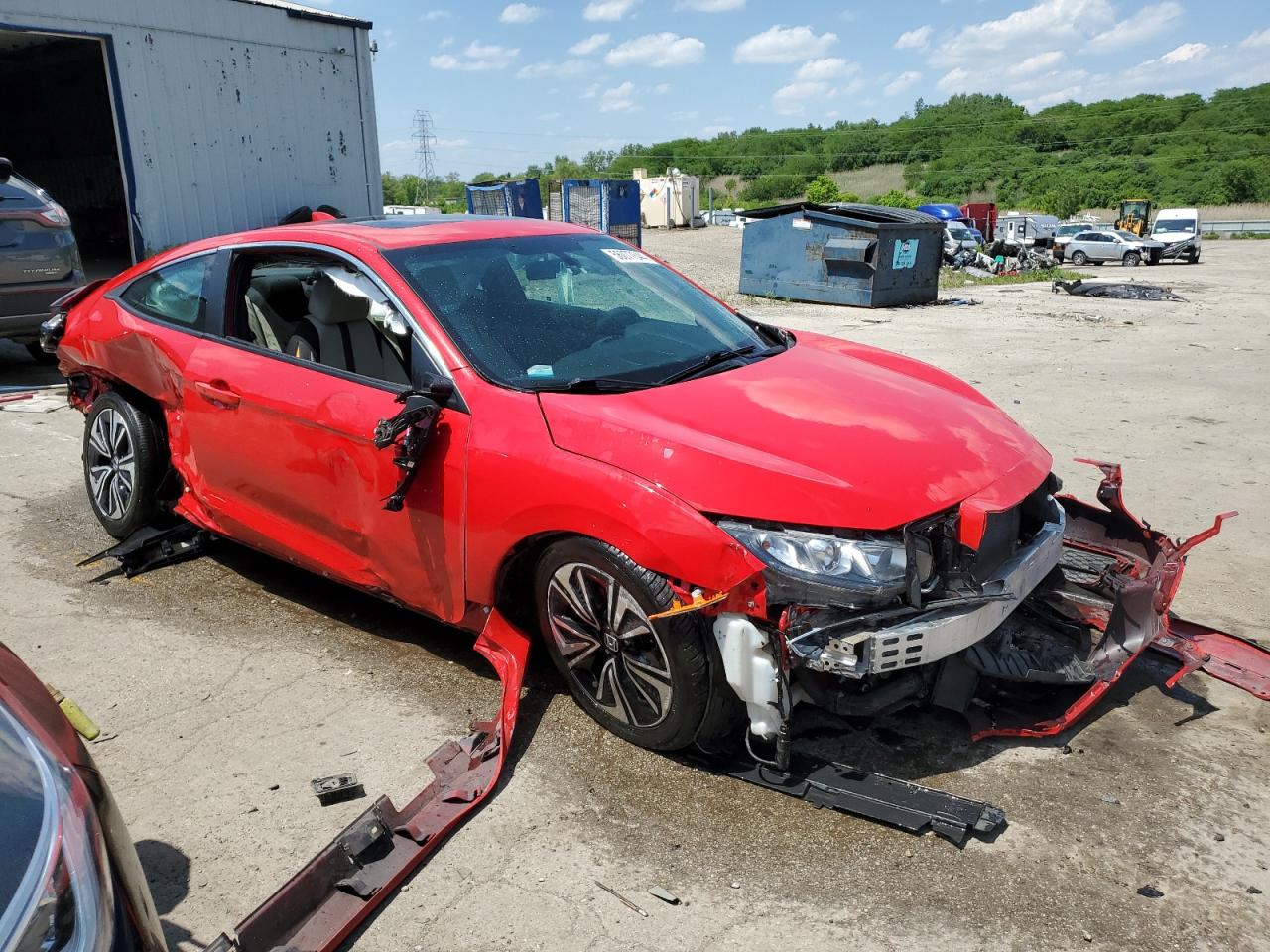 Lot #3028557963 2017 HONDA CIVIC EX