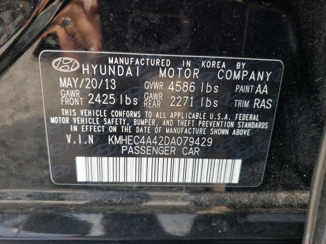 2013 Hyundai Sonata Hybrid VIN: KMHEC4A42DA079429 Lot: 54162314