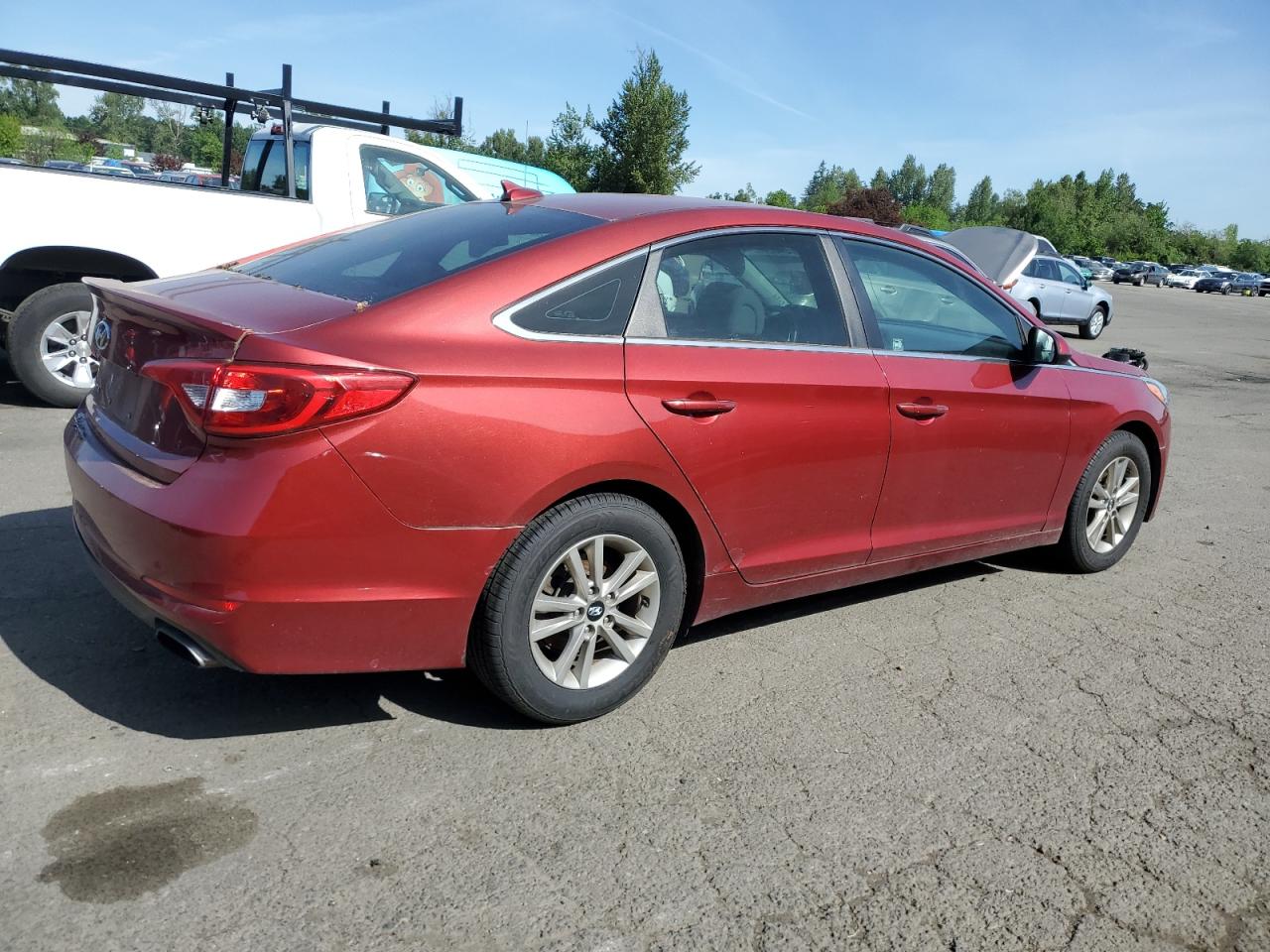 Lot #2886463919 2015 HYUNDAI SONATA SE