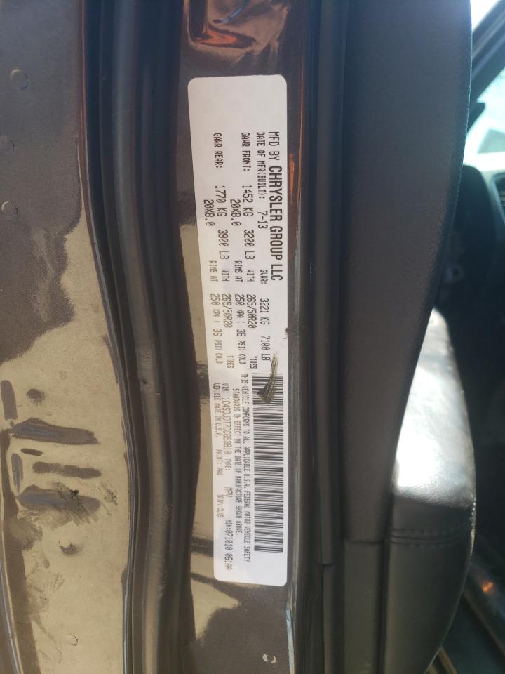 1C4SDJDT7DC693810 2013 Dodge Durango Crew