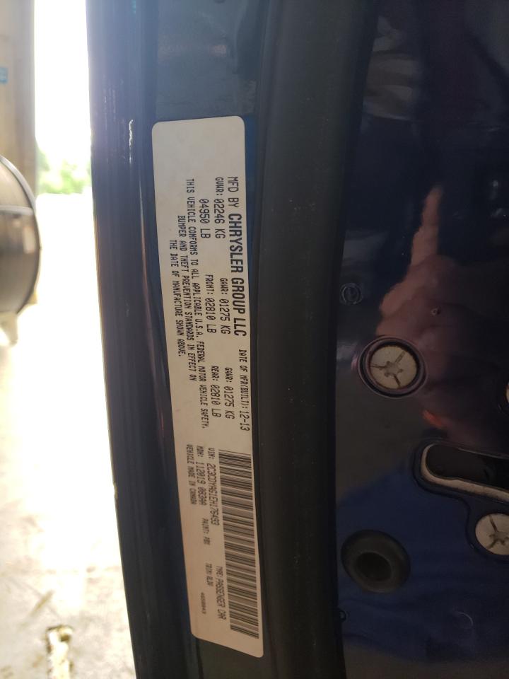 2C3CDYAG1EH176493 2014 Dodge Challenger Sxt