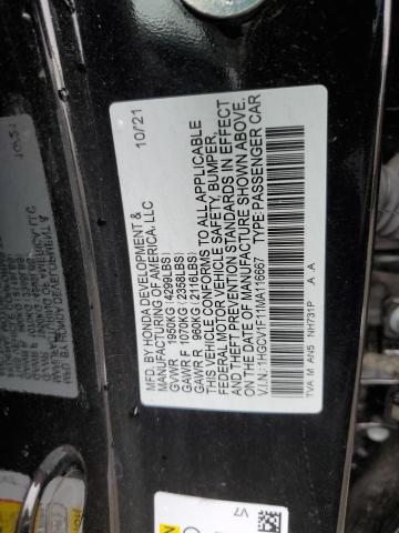 2021 HONDA ACCORD LX - 1HGCV1F11MA116667