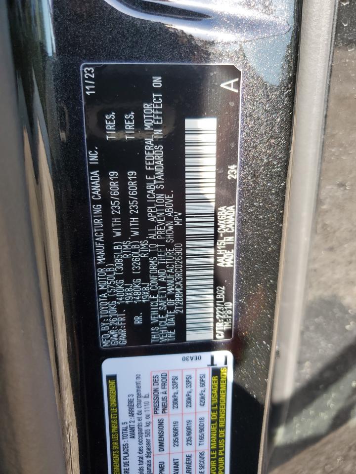 2T2BBMCA3RC026900 2024 Lexus Rx 350H Base