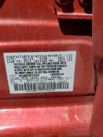 2023 Nissan Sentra Sv VIN: 3N1AB8CV9PY293632 Lot: 56217944