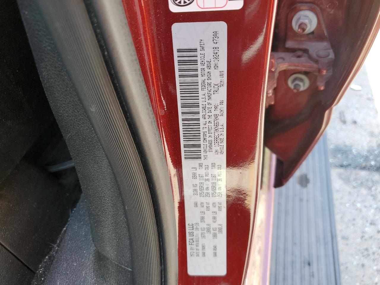 1C6RRECT0KN667048 2019 Ram 1500 Tradesman