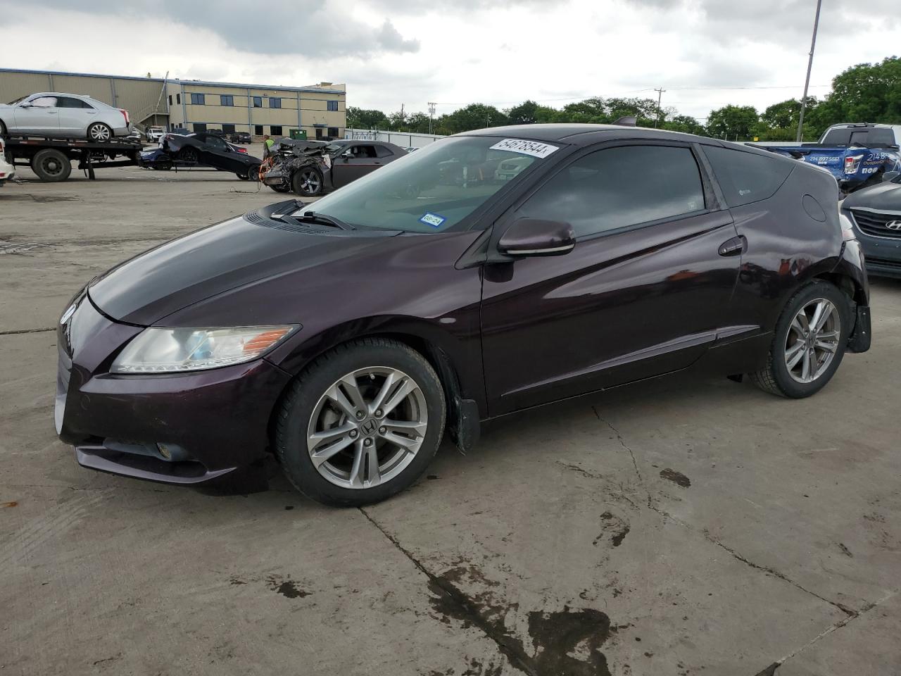 JHMZF1D67DS001374 2013 Honda Cr-Z Ex