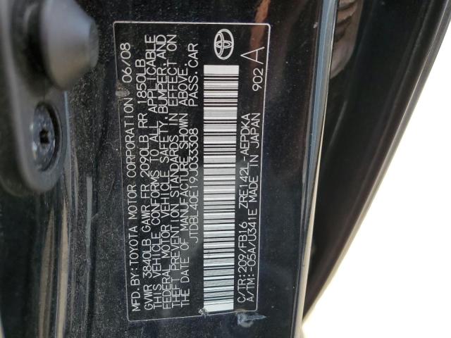 2017 TOYOTA COROLLA BA JTDBL40E19J033308