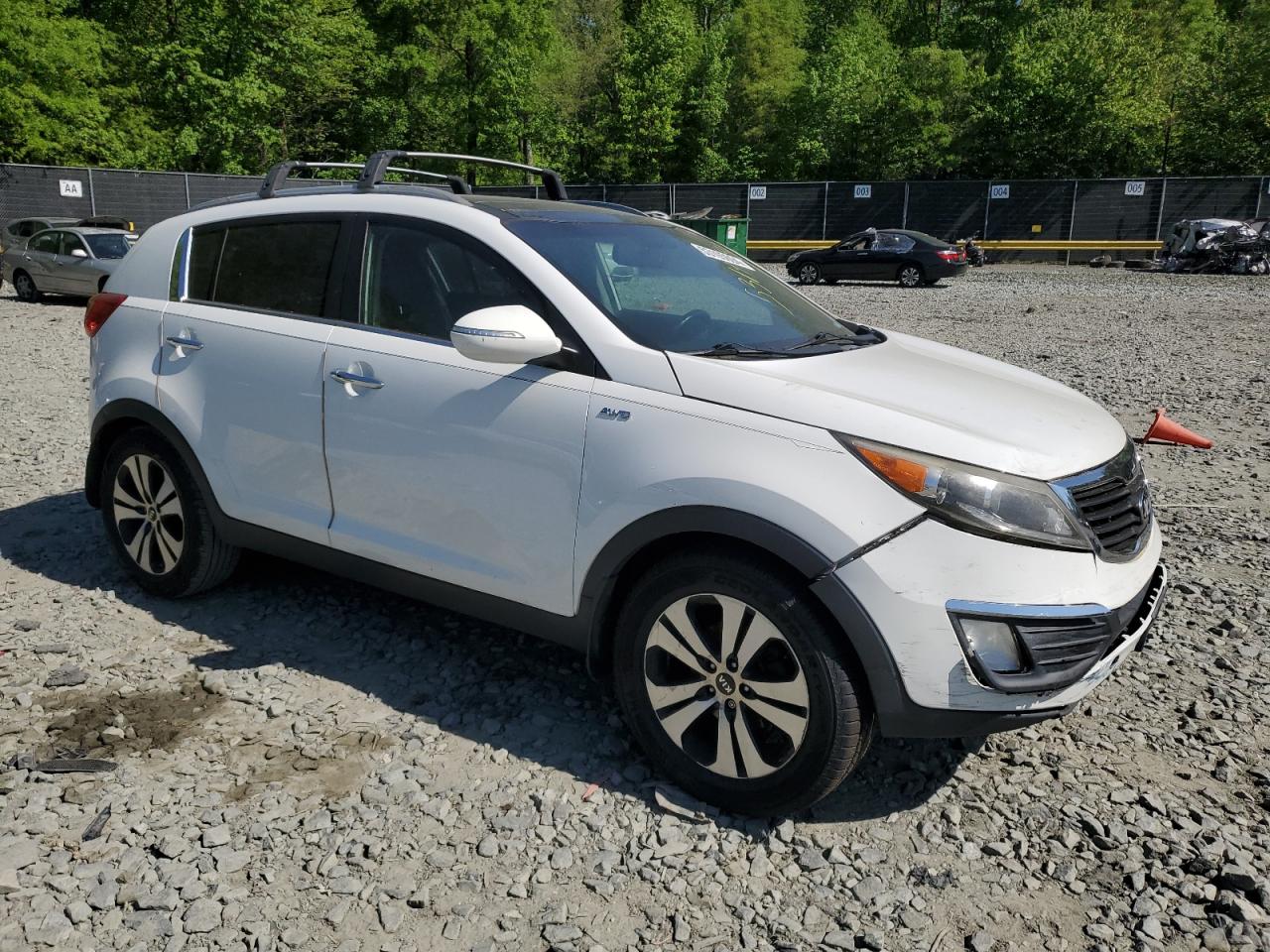 2013 Kia Sportage Ex vin: KNDPCCA20D7529081