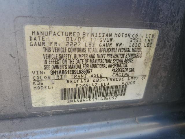 2009 Nissan Sentra 2.0 VIN: 3N1AB61E99L636057 Lot: 55266894