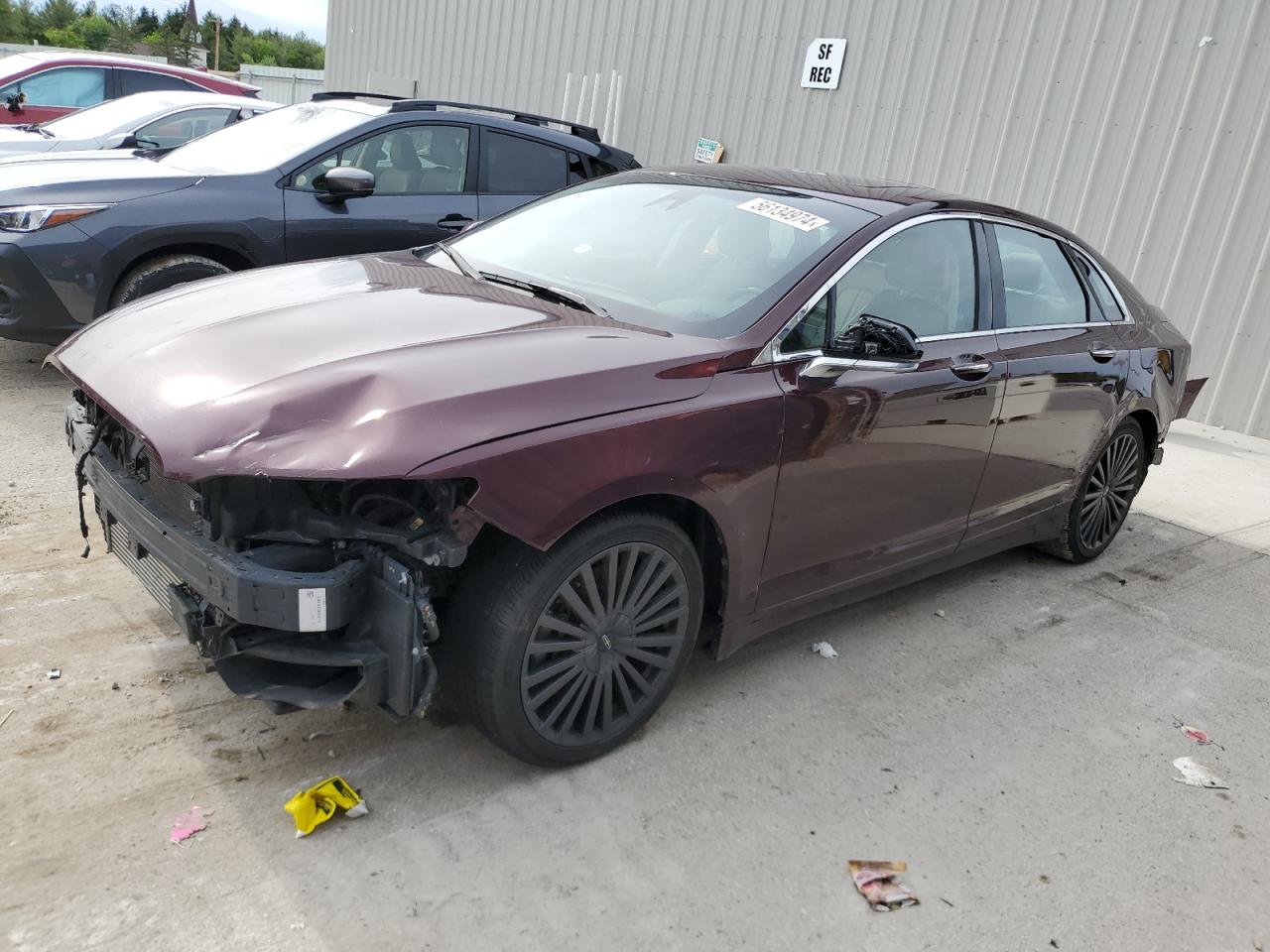 2017 Lincoln Mkz Reserve vin: 3LN6L5EC1HR654840