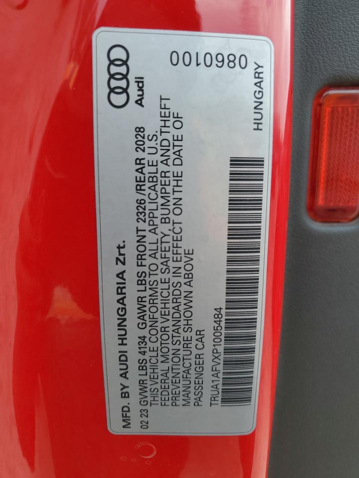 TRUA1AFVXP1005484 2023 Audi Tts