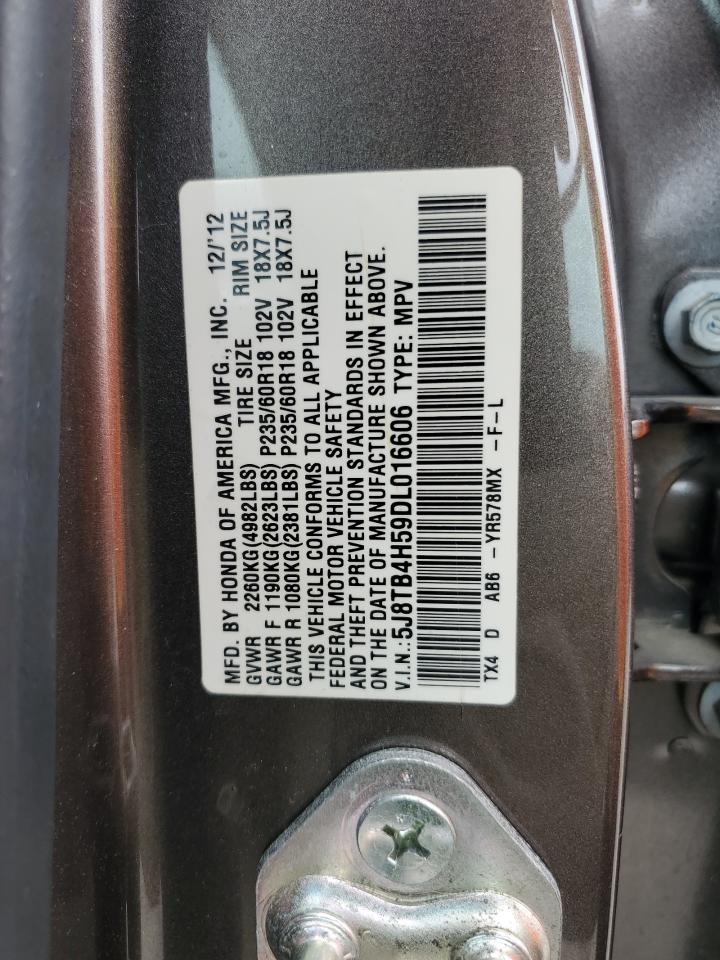 5J8TB4H59DL016606 2013 Acura Rdx Technology