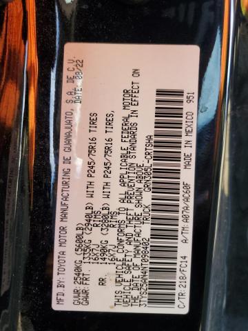 2022 Toyota Tacoma Access Cab VIN: 3TYSZ5AN4NT098402 Lot: 53822104