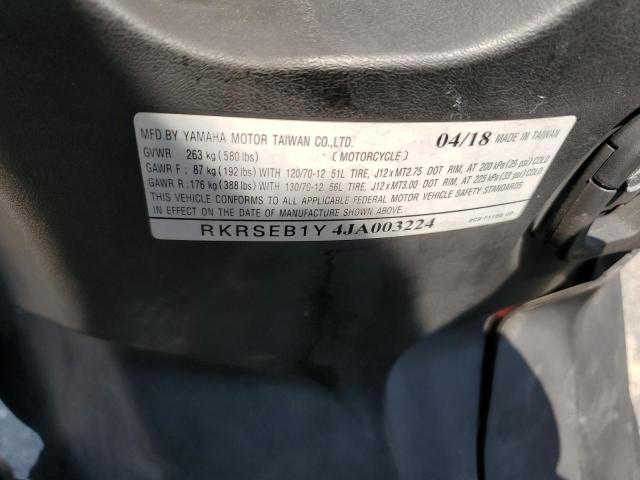 2018 YAMAHA YW125 RKRSEB1Y4JA003224