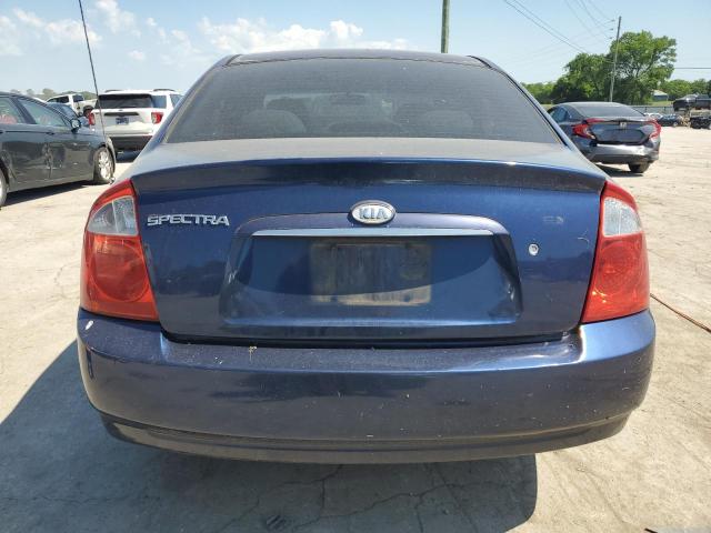 2006 Kia Spectra Lx VIN: KNAFE121865247685 Lot: 55722854