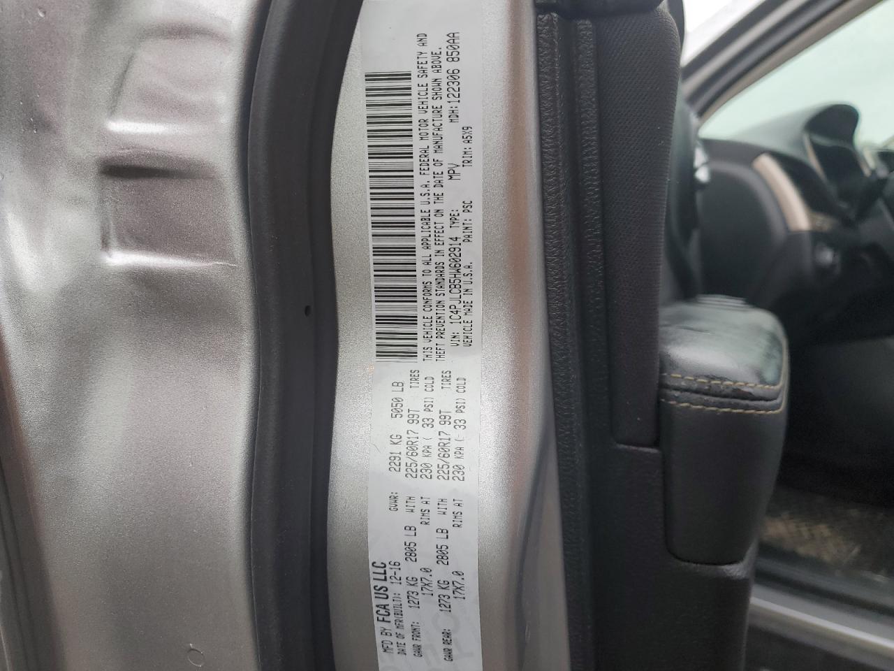 1C4PJLCB5HW602914 2017 Jeep Cherokee Latitude