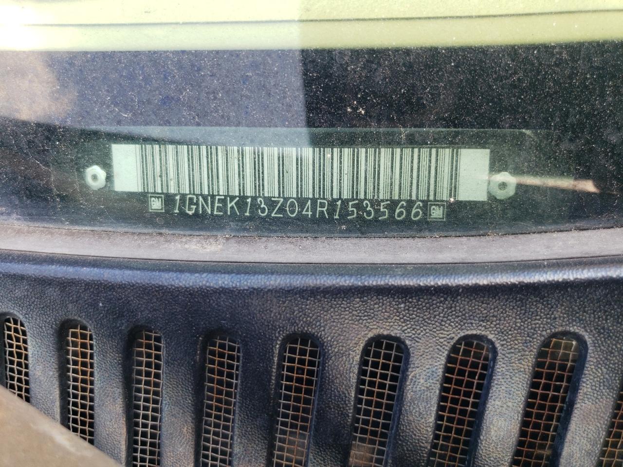 1GNEK13Z04R153566 2004 Chevrolet Tahoe K1500