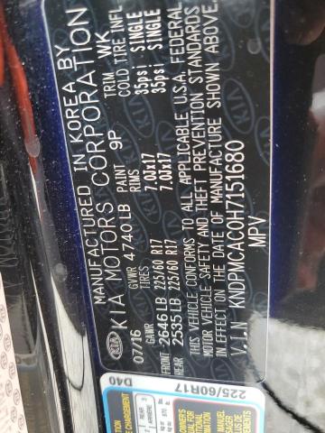 2017 Kia Sportage Lx VIN: KNDPMCAC0H7151680 Lot: 56413334