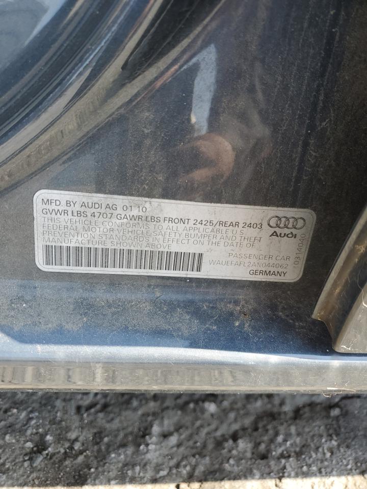 WAUEFAFL2AN044062 2010 Audi A4 Premium Plus