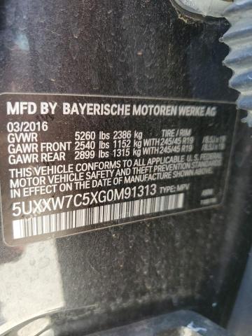  BMW X4 2016 Czarny