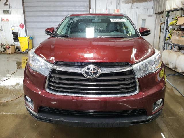 VIN 5TDDKRFH9ES036593 2014 Toyota Highlander, Limited no.5