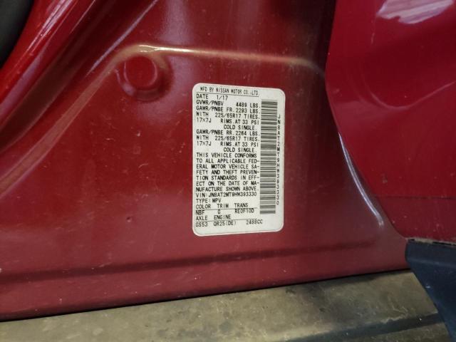 2017 NISSAN ROGUE S - JN8AT2MT9HW393330