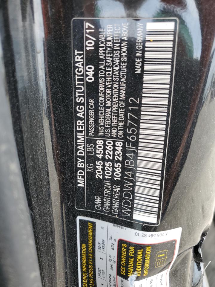 WDDWJ4JB4JF657712 2018 Mercedes-Benz C 300