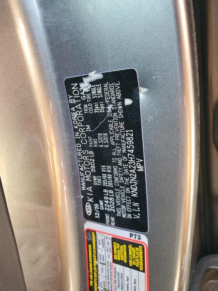 KNDJN2A23H7459821 2017 Kia Soul