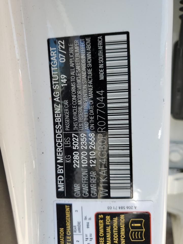 W1KAF4GB0PR077044 2023 Mercedes-Benz C 300