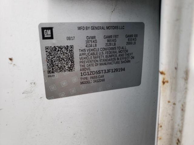 2018 Chevrolet Malibu Lt VIN: 1G1ZD5ST3JF129194 Lot: 53842354