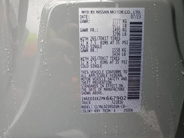 1N6ED1EK2PN667902 2023 NISSAN NAVARA - Image 13