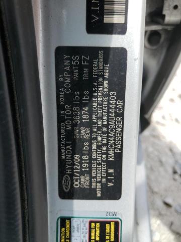 2010 Hyundai Accent Gls VIN: KMHCN4AC9AU444403 Lot: 55195644