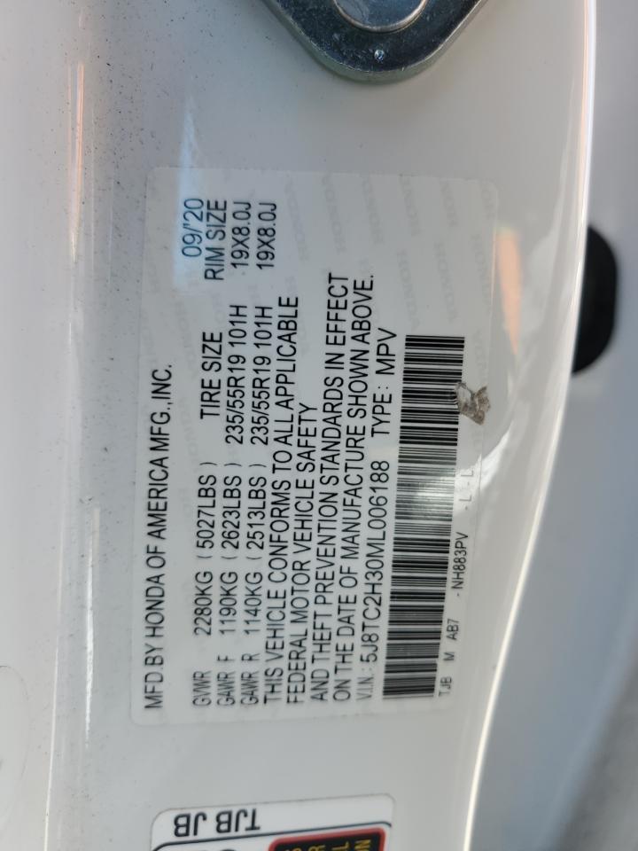 5J8TC2H30ML006188 2021 Acura Rdx