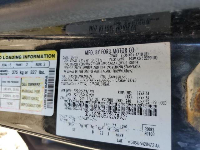 VIN 3FA6P0LU9JR248937 2018 Ford Fusion, Se Hybrid no.13