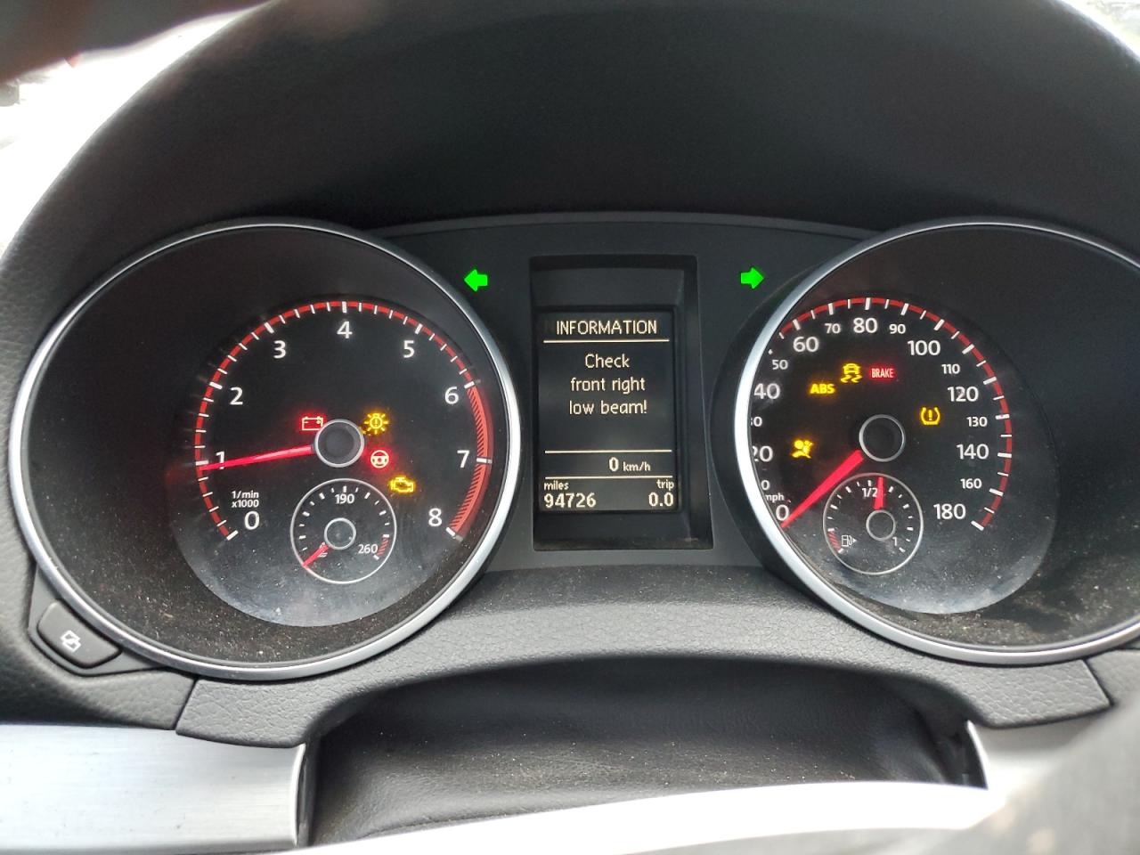 WVWGD7AJ0CW266574 2012 Volkswagen Gti