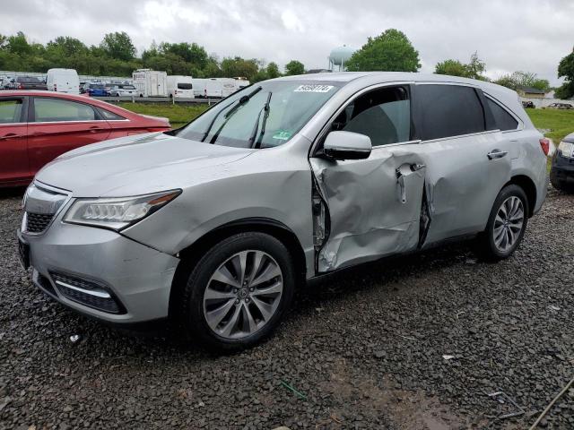 2014 Acura Mdx Technology VIN: 5FRYD4H43EB016559 Lot: 54598174