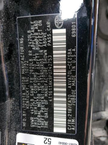 4T1G11AK9PU742753 2023 TOYOTA CAMRY - Image 13