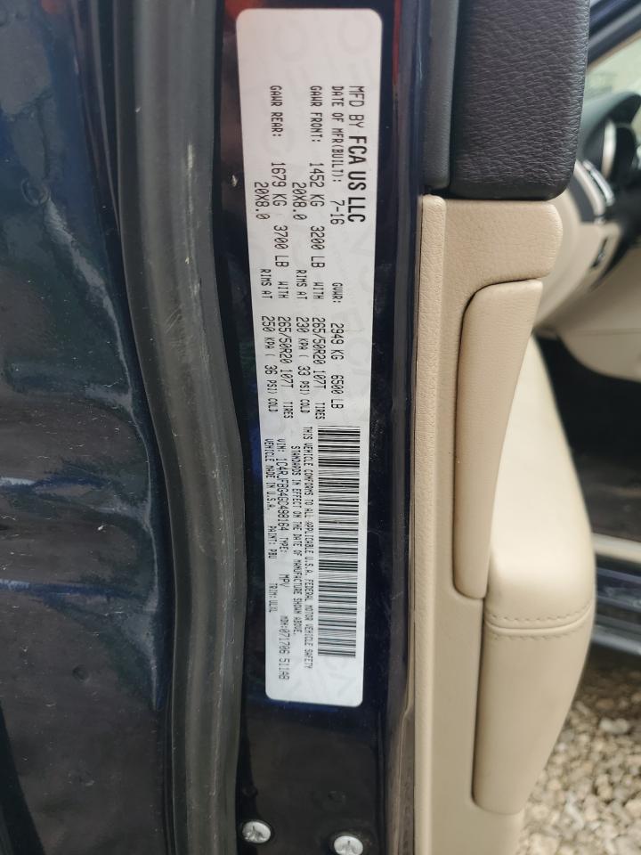 1C4RJFBG4GC498164 2016 Jeep Grand Cherokee Limited